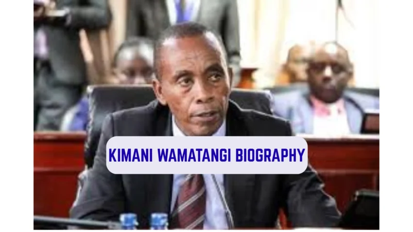 Kimani Wamatangi Biography