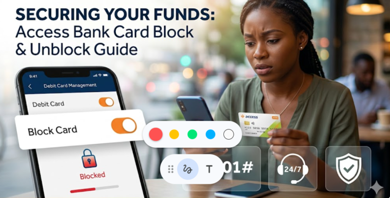 How to Securely Block and Unblock Your Access Bank ATM Card