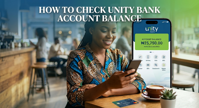 How to check Unity Bank account balance
